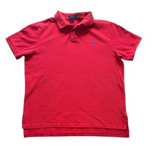 Polo Ralph Lauren Men’s Red Custom Fit Polo Shirt Size XL